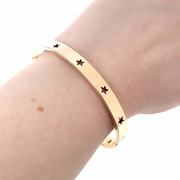 gold-plated 18k gold bracelet
