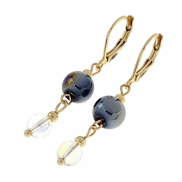 gold earrings made of stainless steel