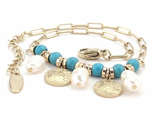 BRACELET GOLD CELEBRITY STAINLESS STEEL