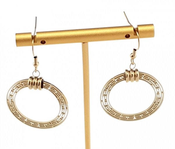 EARRINGS SILVER STAINLESS STEEL CELEBRITY