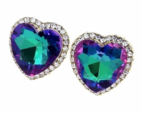 gold plated earrings with exclusive cubic zirconia