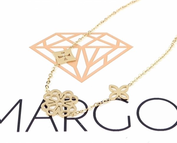 BRACELET GOLD CELEBRITY STAINLESS STEEL