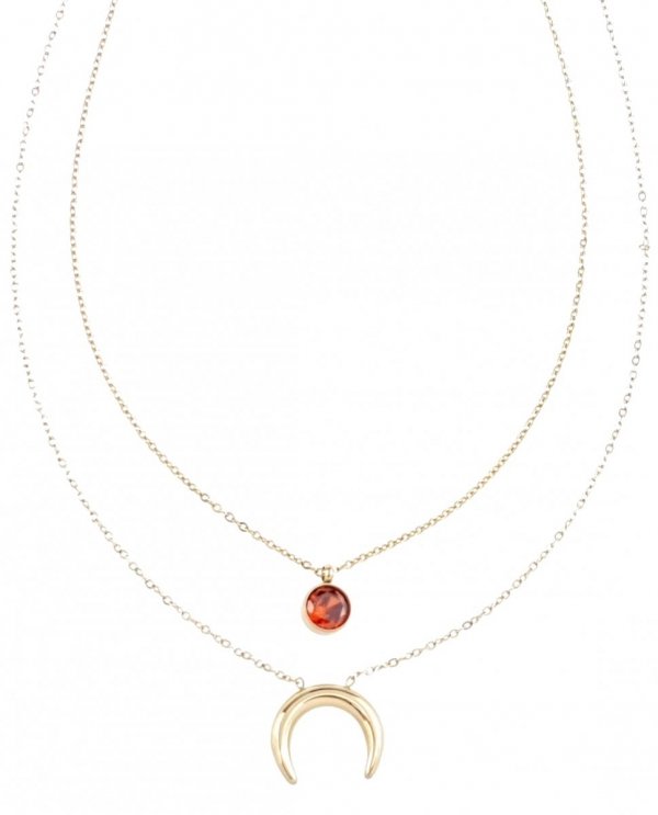 GOLD CHAIN NECKLACE celebrity STAINLESS STEEL