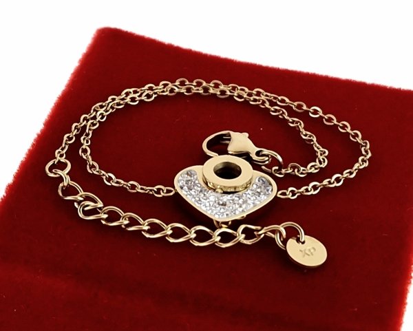BRACELET GOLD CELEBRITY STAINLESS STEEL