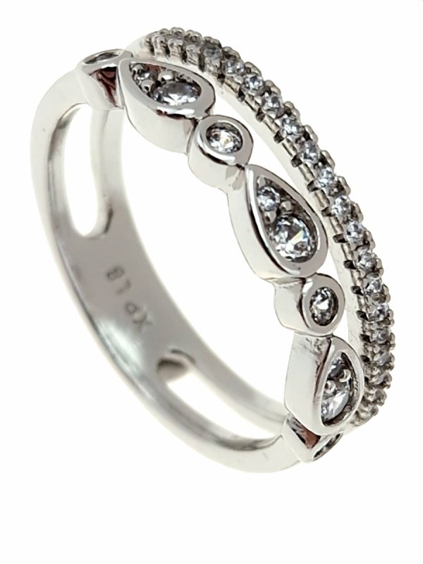 gold ring 18,60mm. gold-plated engagement xuping