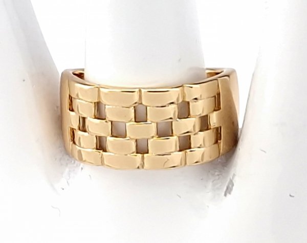 gold ring 18,60mm. gold-plated engagement xuping