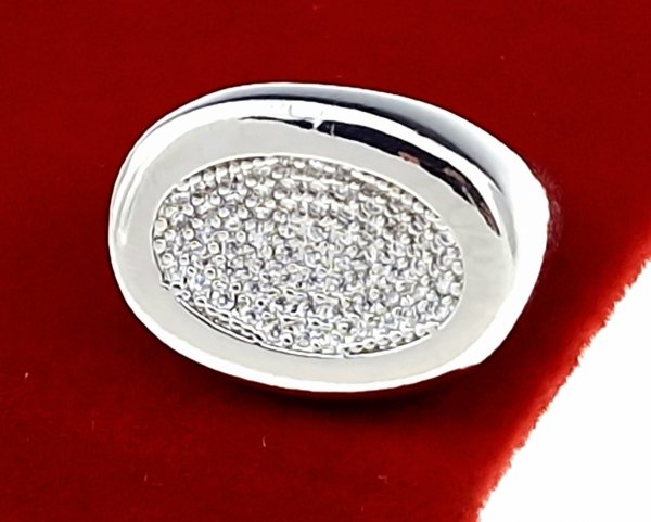 gold ring 17,00mm. gold-plated engagement xuping