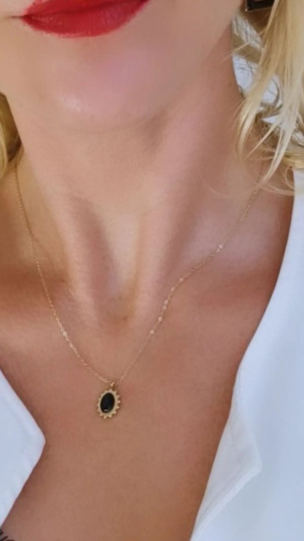 GOLD CHAIN NECKLACE celebrity STAINLESS STEEL