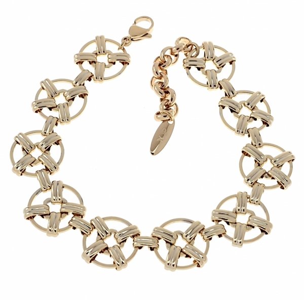 gold bracelet for a gold-plated leg