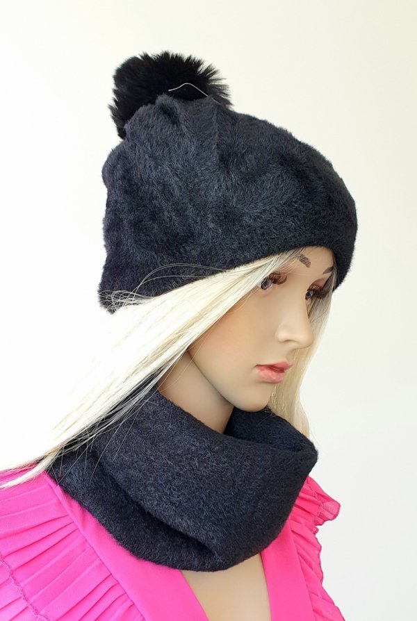 Warm and pleasant scarf alpaca chimney for the winter