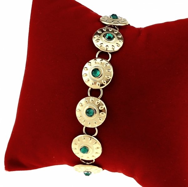 BRACELET GOLD CELEBRITY STAINLESS STEEL