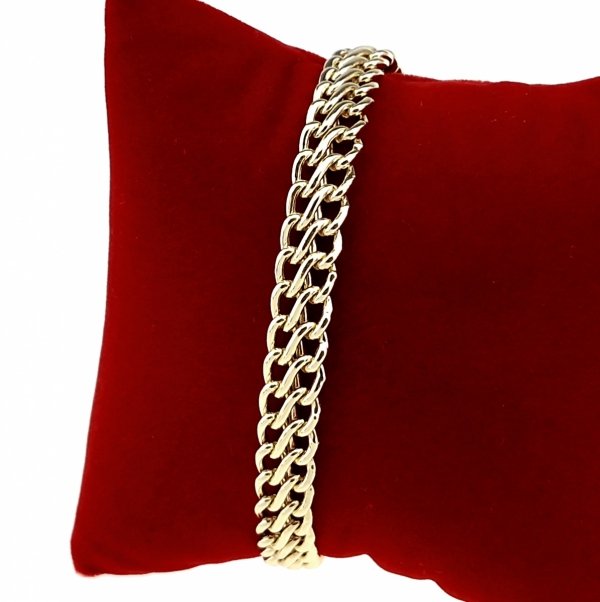 gold-plated 18k gold bracelet