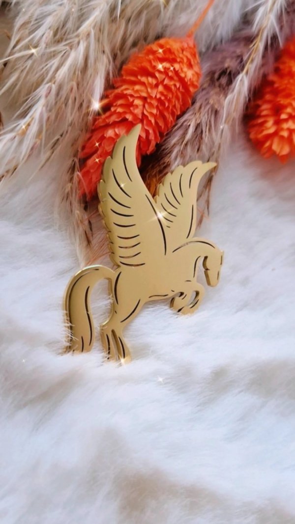 elegant gold brooch