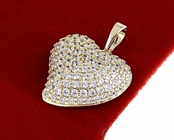 gold pendant 18k shiny xuping