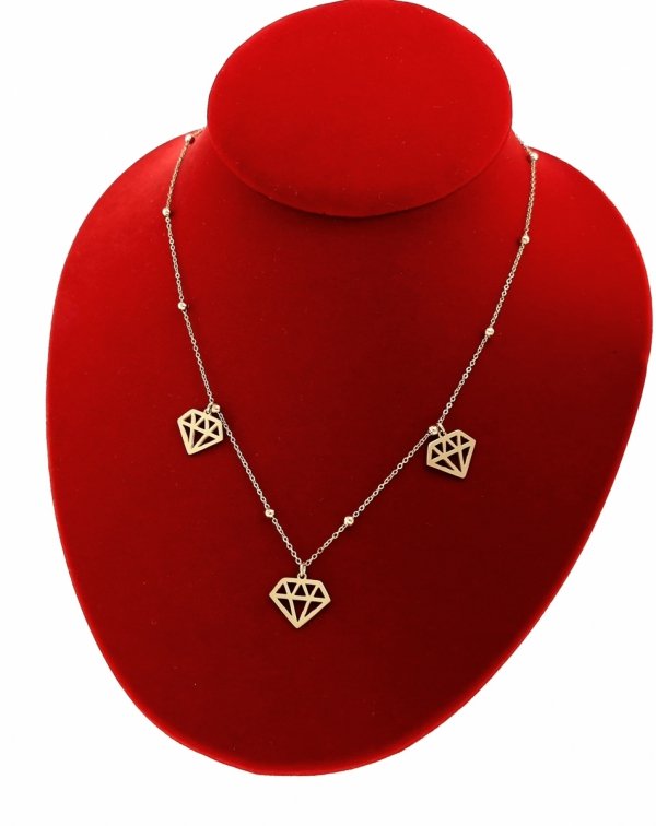 GOLD CHAIN NECKLACE celebrity STAINLESS STEEL