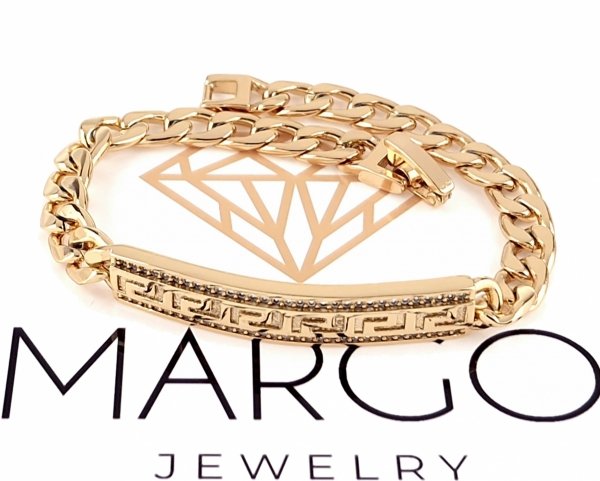 gold bracelet for a gold-plated leg