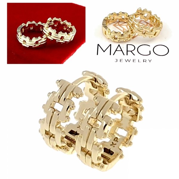 gold plated earrings with exclusive cubic zirconia