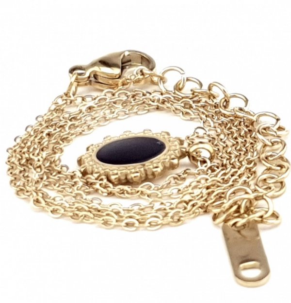 GOLD CHAIN NECKLACE celebrity STAINLESS STEEL