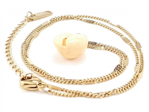 GOLD CHAIN NECKLACE celebrity STAINLESS STEEL