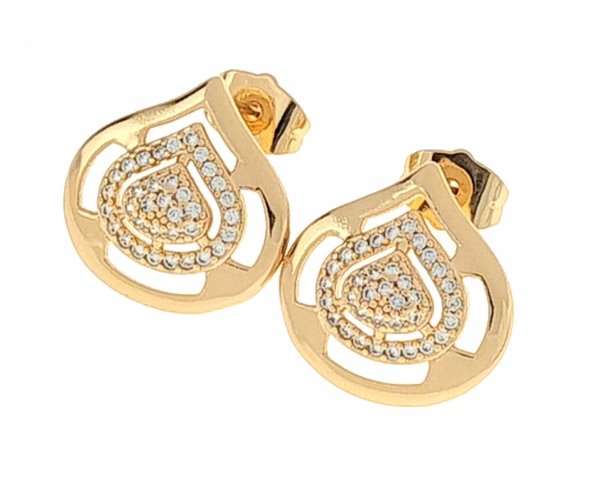 18k gold plated set pendant earrings xuping