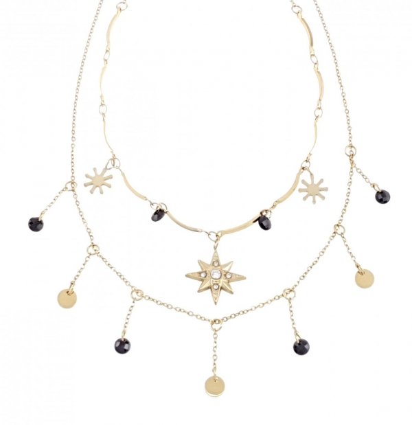 GOLD CHAIN NECKLACE celebrity STAINLESS STEEL