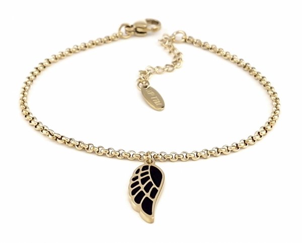 BRACELET GOLD CELEBRITY STAINLESS STEEL