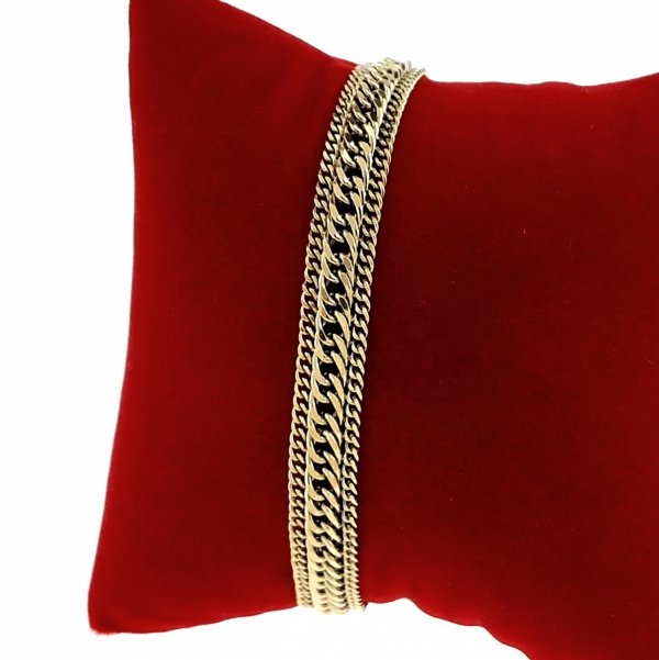 BRACELET GOLD CELEBRITY STAINLESS STEEL