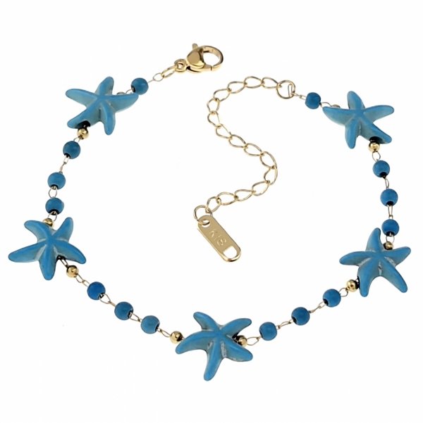 BRACELET GOLD CELEBRITY STAINLESS STEEL