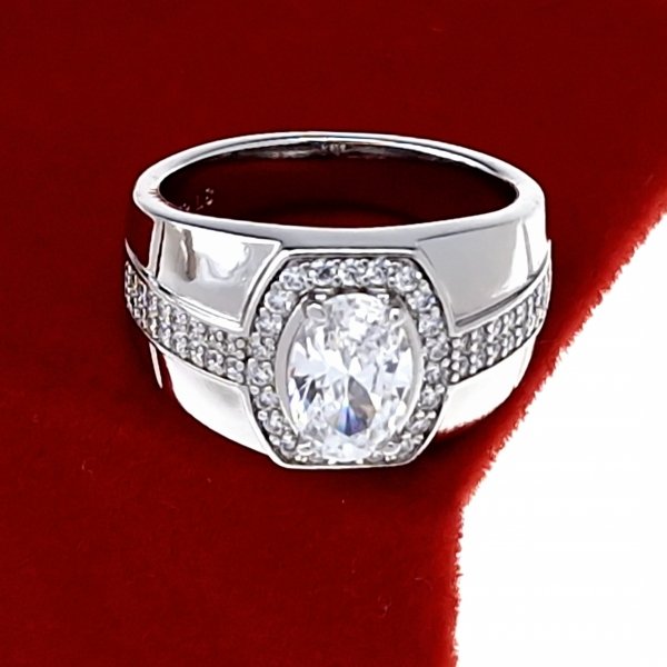 gold ring 18,60mm. gold-plated engagement xuping