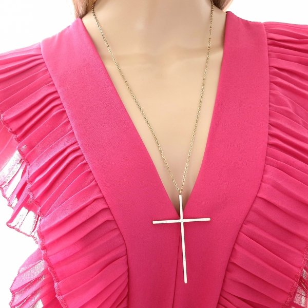 GOLD CHAIN NECKLACE celebrity STAINLESS STEEL