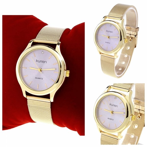 Women's watch golden kurren stainless steel