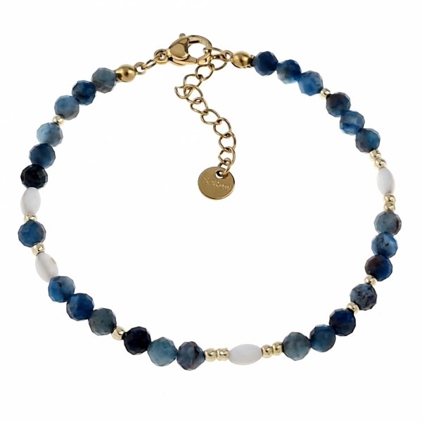 BRACELET GOLD CELEBRITY STAINLESS STEEL