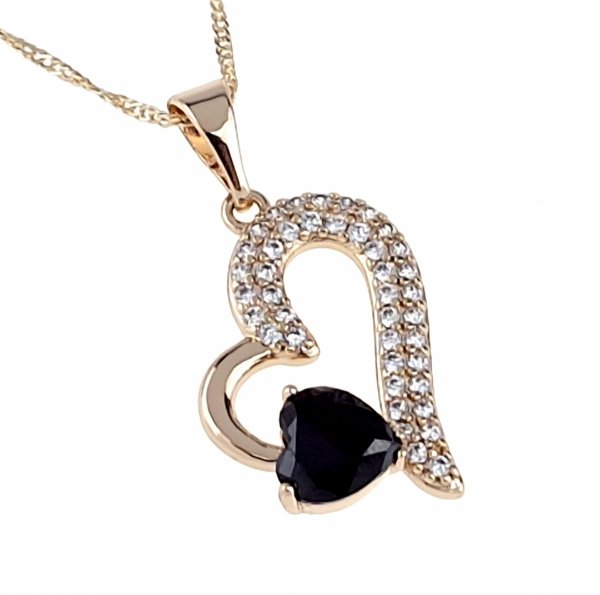 gold pendant 18k shiny xuping
