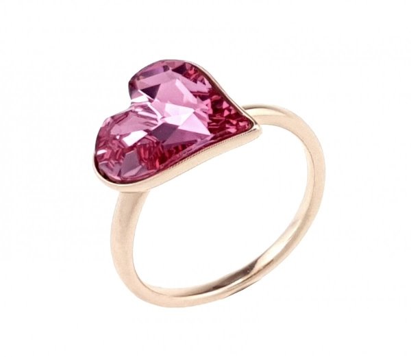 gold ring 17,60mm. gold-plated engagement xuping