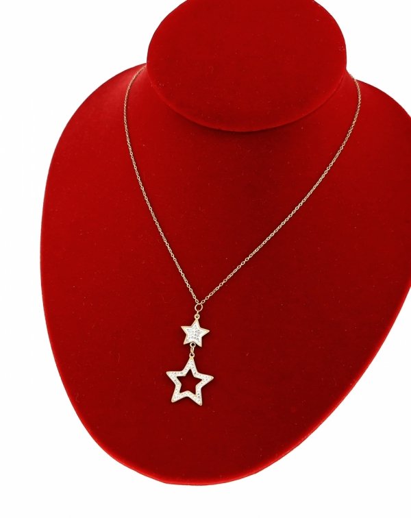 GOLD CHAIN NECKLACE celebrity STAINLESS STEEL