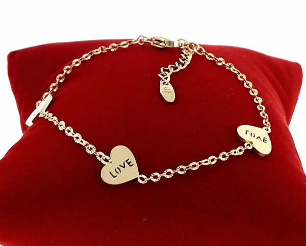 BRACELET GOLD CELEBRITY STAINLESS STEEL