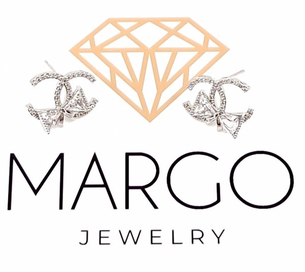 gold plated earrings with exclusive cubic zirconia