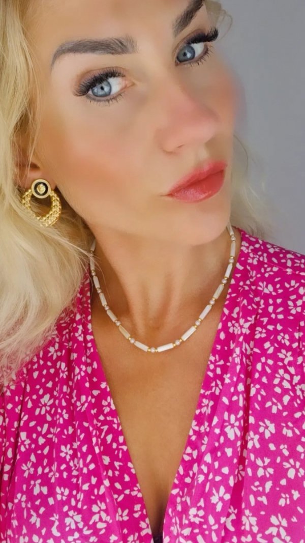GOLD CHAIN NECKLACE celebrity STAINLESS STEEL