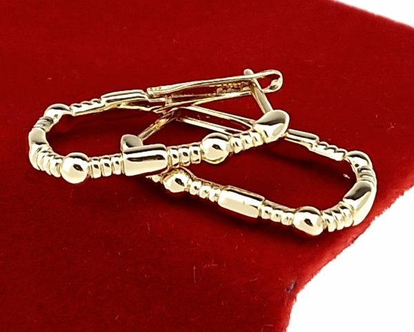 gold plated earrings with exclusive cubic zirconia
