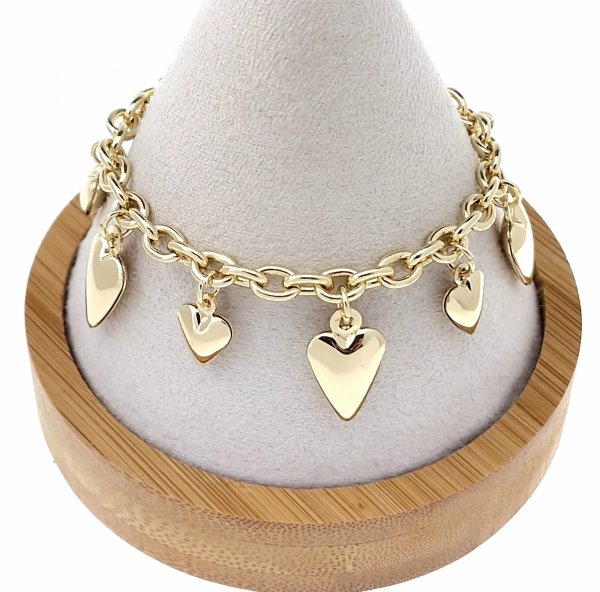 gold bracelet for a gold-plated leg