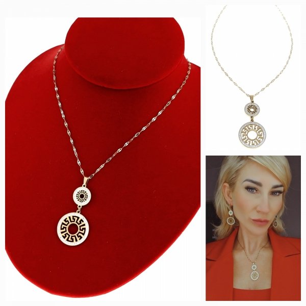 GOLD CHAIN NECKLACE celebrity STAINLESS STEEL