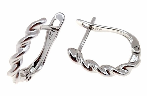 gold plated earrings with exclusive cubic zirconia