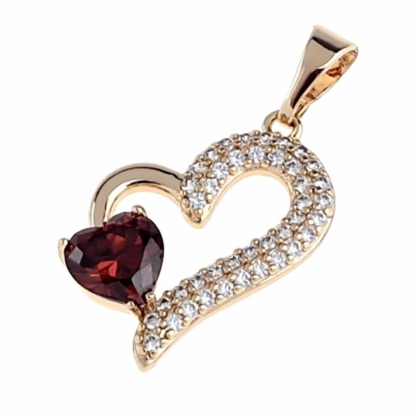 gold pendant 18k shiny xuping