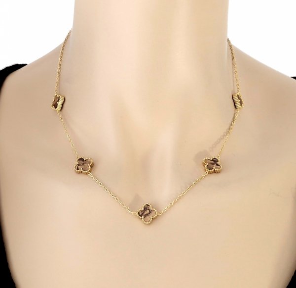 GOLD CHAIN NECKLACE celebrity STAINLESS STEEL