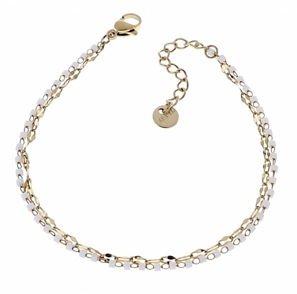 BRACELET GOLD CELEBRITY STAINLESS STEEL