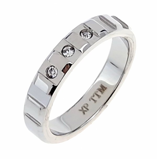 ring 17,30mm gold stainless steel