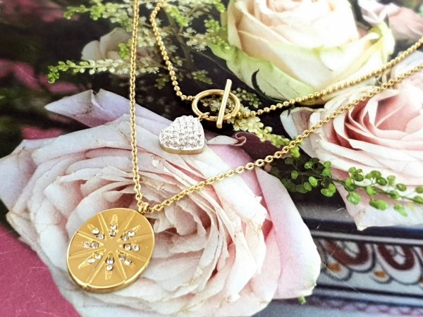 GOLD CHAIN NECKLACE celebrity STAINLESS STEEL