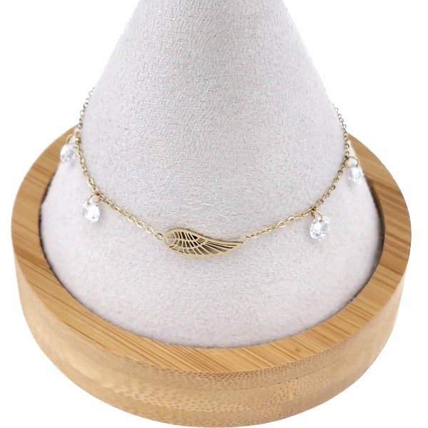 BRACELET GOLD CELEBRITY STAINLESS STEEL