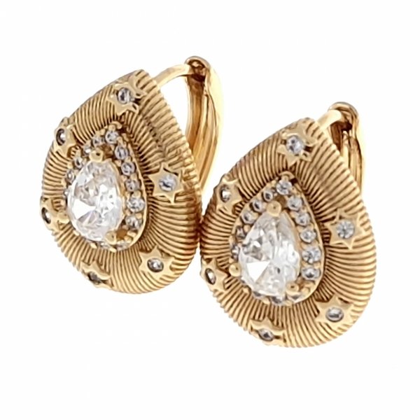 18k gold plated set pendant earrings xuping
