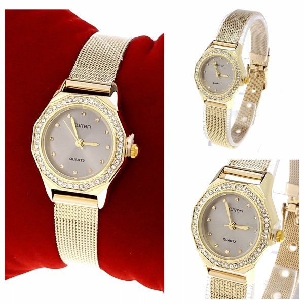 Women's watch golden kurren stainless steel